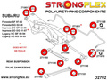 Rear anti roll bar bush