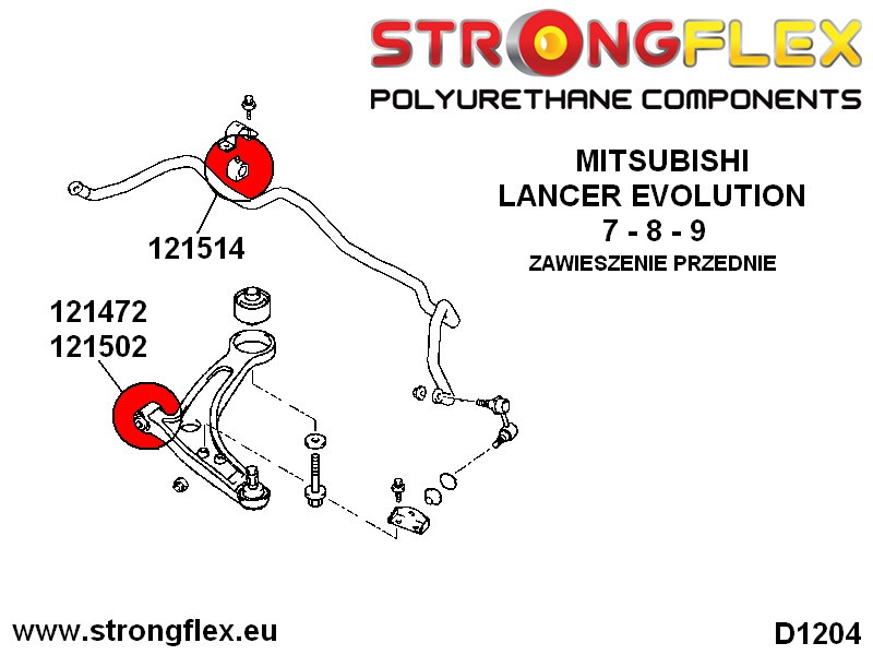 Full suspension bush kit SPORT