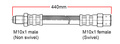 Brake hose Front Drifting Volvo 240 / 740 / 940 with S60R / V70R 4-piston brake caliper