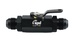 Shut-off valve AN4 black