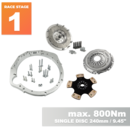 PMC RACE STAGE 1 BMW M70 - BMW M57N HGU HGK - 240mm / 9.45"
