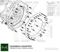 PMC Adapter Kit GM Chevrolet LS - BMW M57N HGD JGA - 240mm / 9.45"