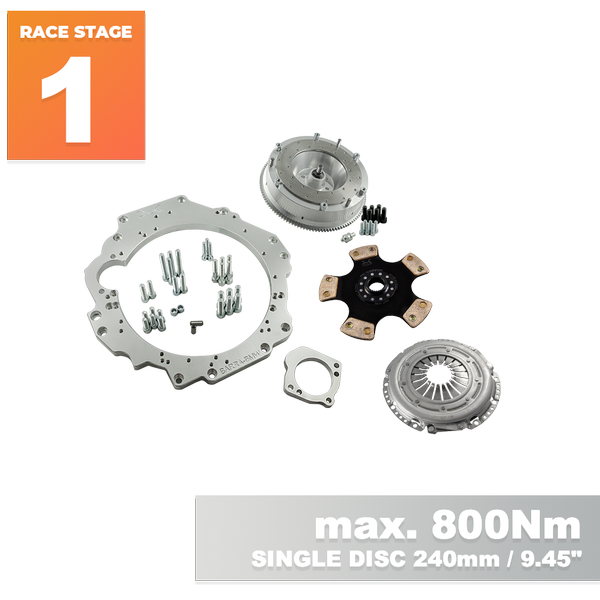 PMC RACE STAGE 1 Ford Barra - BMW M57N HGU HGK / N54 - 240mm / 9.45"