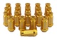 Wheel Nut Aluminum Gold M12x1,25 (39mm)