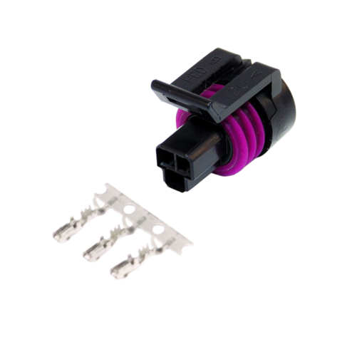Connector 3-Pin Delphi Round