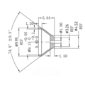 Oil restrictor adapter AN4 KIT (1,0/1,3/1,6mm)