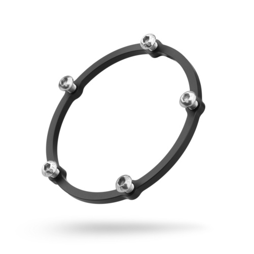 Nuke Aluminum nut ring for Air Jack Valve Enclosure, with M6 bolts