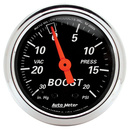 2-1/16" Boost/Vacuum, 30 In Hg/20 Psi, Designer Black