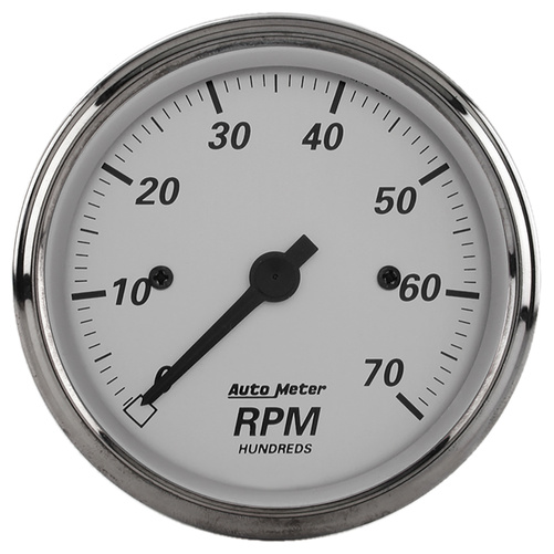 3-1/8" In-Dash Tachometer, 0-7,000 Rpm, American Platinum
