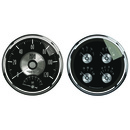 2 Pc. Gauge Kit, 5" Quad & Tach/Speedo, 240-33 Ω, Prestige Blk. Diamond