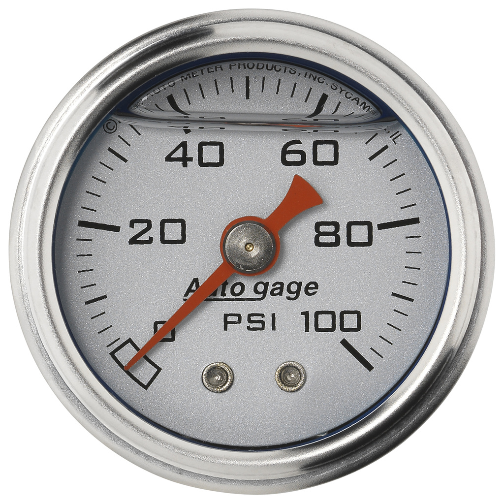 1-1/2" Pressure, 0-100 Psi, Silver