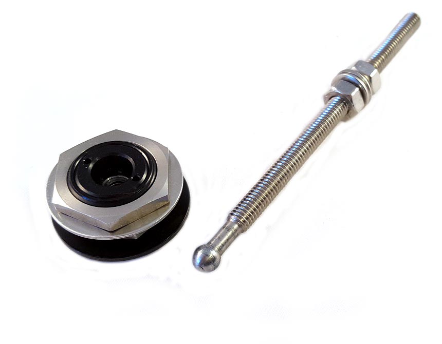 Hurricane - Push-Clips latch 31,5mm silver
