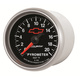 2-1/16" Pyrometer, 0-2000 °F, Chevy Red Bowtie, Black