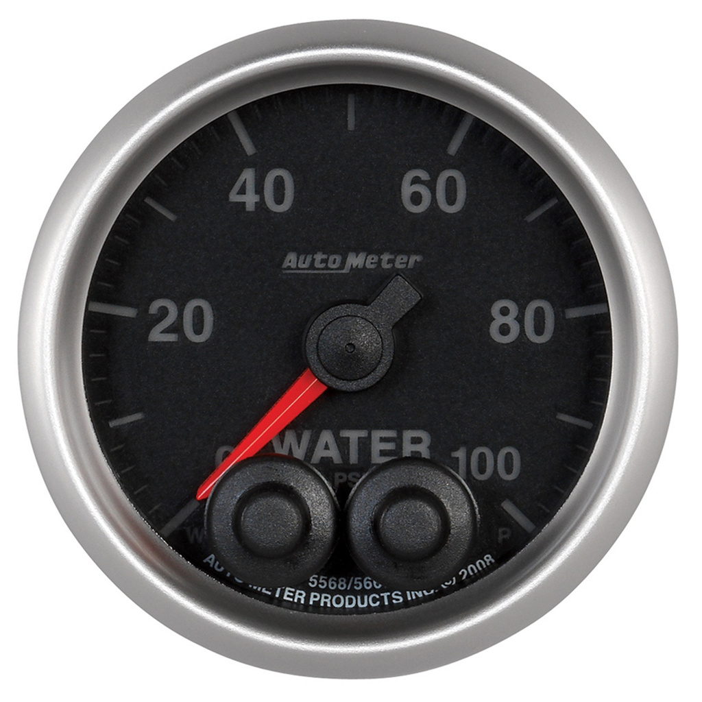 2-1/16" Water Pressure, 0-100 Psi, Elite