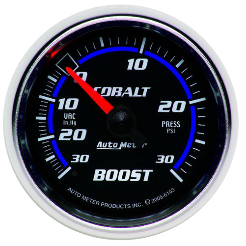 2-1/16" Boost/Vacuum, 30 In Hg/30 Psi, Cobalt
