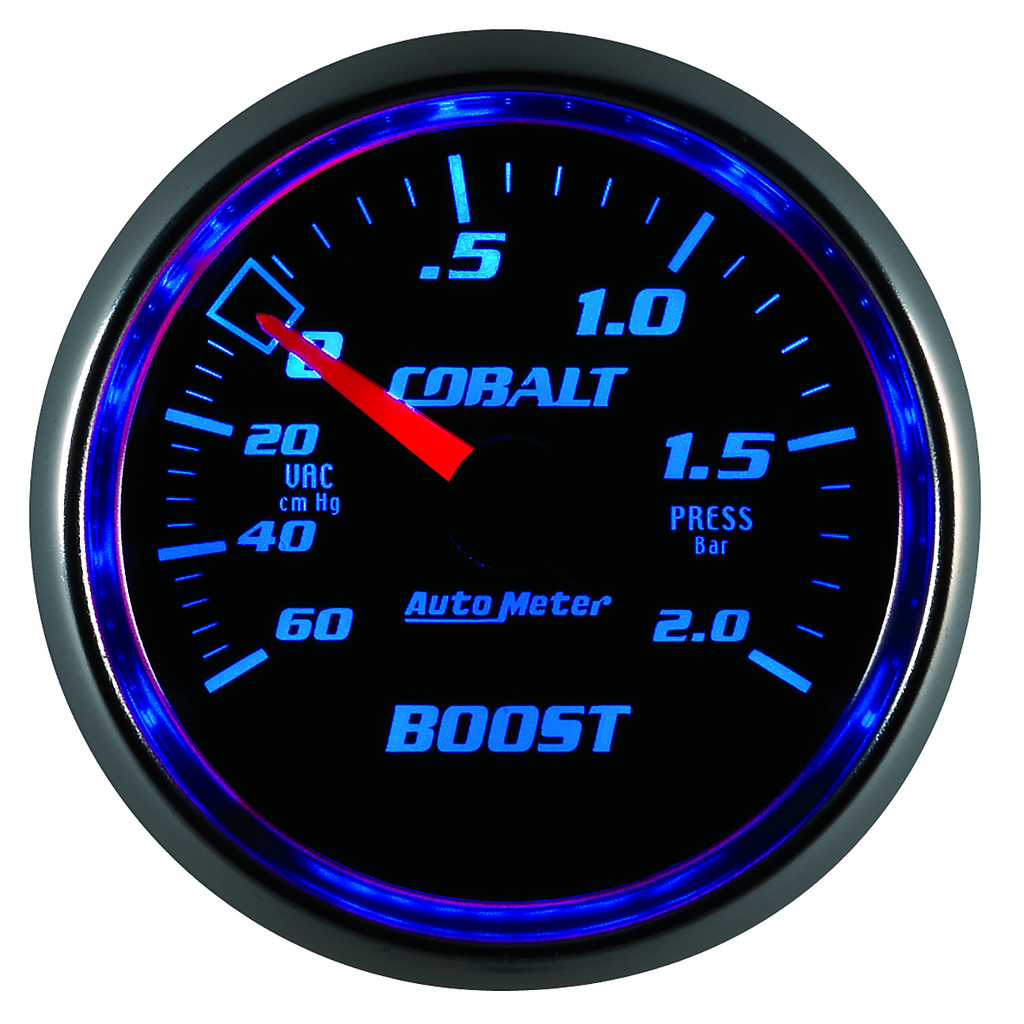 2-1/16" Boost/Vacuum, 60 Cm/Hg-2.0 Bar, Cobalt