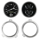 2 Gauge Direct Fit Dash Kit, Chevy Car 51-52, 2 Gauge,  Old Tyme Black