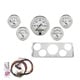5 Gauge Direct-Fit Dash Kit, Chevy Truck 40-46, Old Tyme White
