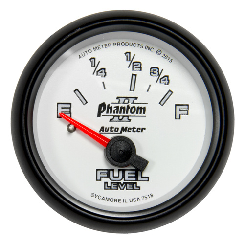2-1/16" Fuel Level, 16-158 Ω, Phantom Ii