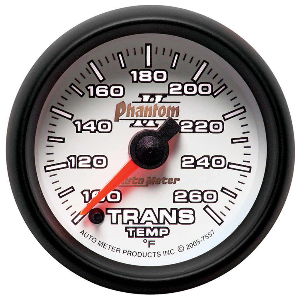 2-1/16" Transmission Temperature, 100-260 °F, Phantom Ii