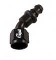 45° Push on hose ends