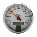 2-5/8" Speedometer, 0-120 Mph, White, Pro-Cycle