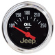 2-1/16" Oil Temperature, 100-250 °F, Jeep