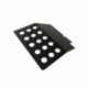 Alloy Master Cylinder Cover & Heel Rest Black