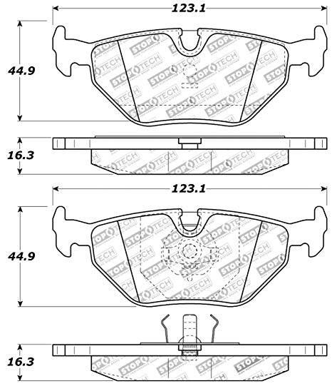 BMW 318-328 E36, E46 rear