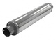 Muffler 3" full flow Stainless (625mm)